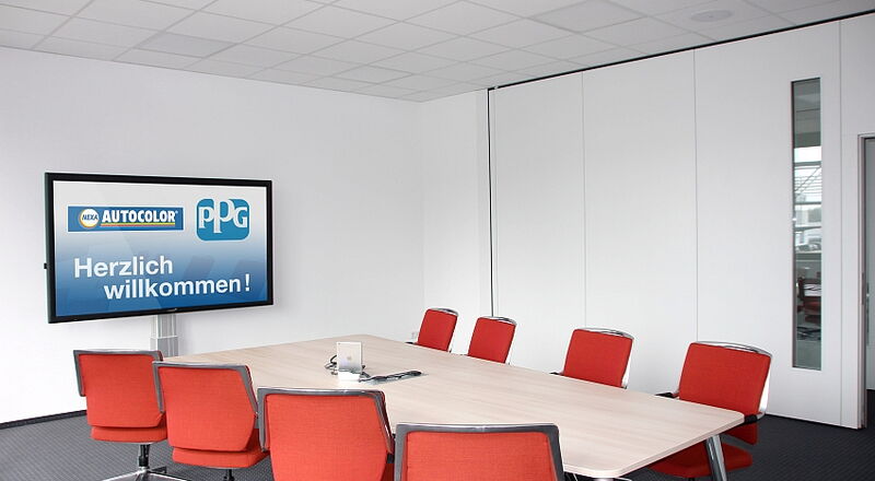 Konferenzbereich des Trainingszentrums bei PPG NEXA