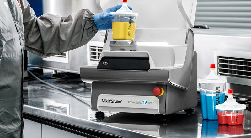 Das Mix-n-Shake lässt sich ganz einfach bedienen.