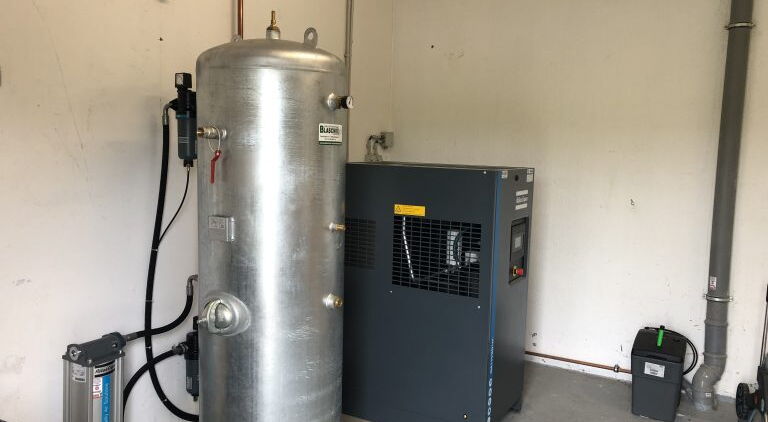 Ein Beispielaufbau einer Druckluftstation